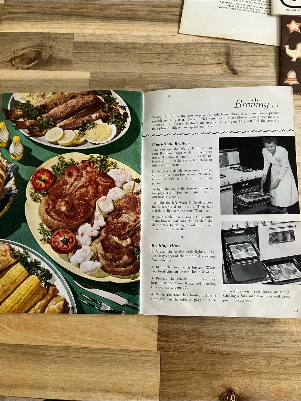 Bundle of Vintage Cookbooks from Manufacturers: Sears, Kenmore, Mirro Aluminum